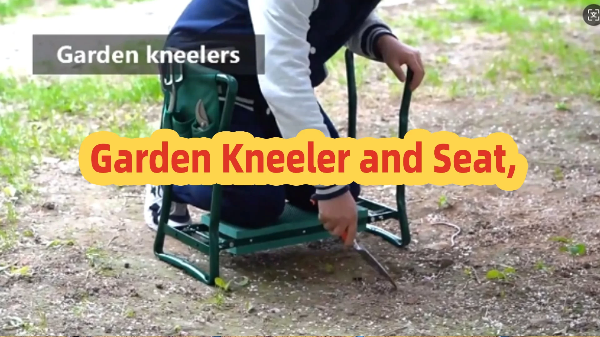 Garden knielen en stoel, opvouwbare tuinkruk voor knielen en zitten om knieler te voorkomen